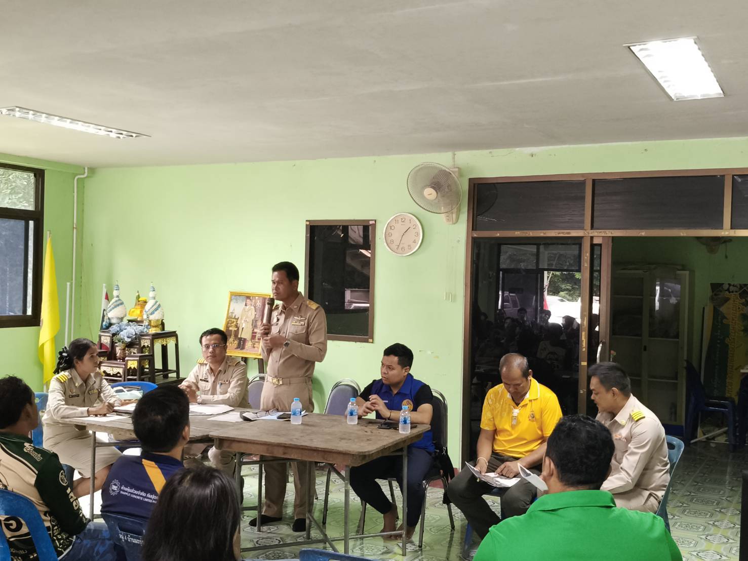 การประชุมประจำเดือนหมู่บ้าน หมู่ที่ 4  บ้านมะรุ่ย อำเภอทับปุด จังหวัดพังงา